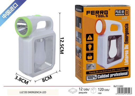 [51692] Luz de emergencia LED - Electrónica y lámparas de trabajo