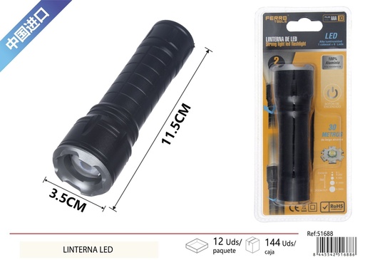 [51688] Lintera LED zoom - Electrónica y lámparas de trabajo