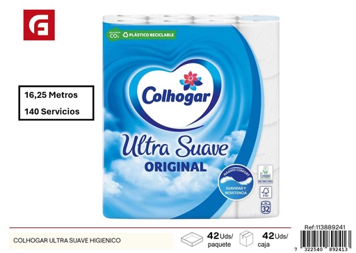 [113889241] Papel higiénico Colhogar Ultra Suave - Accesorios de limpieza