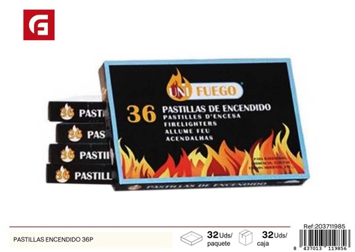 [203711985] Píldoras de encendido 36 pcs - BBQ