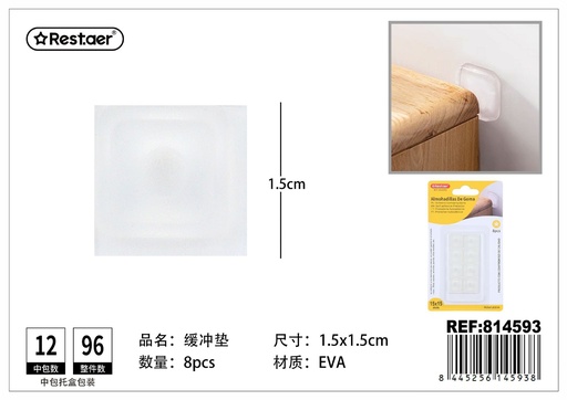 [814593] Protector de silicona adhesivas - Accesorios para muebles y ferretería
