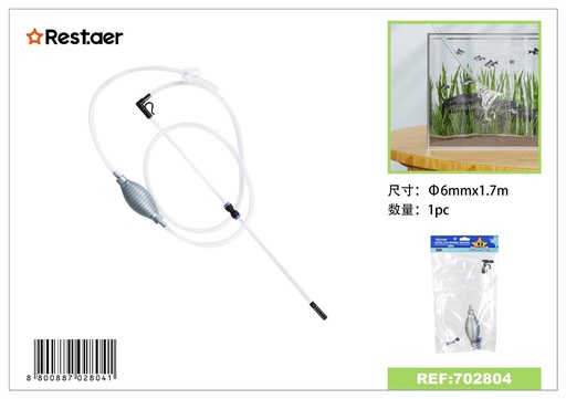 [702804] Sifón con bomba manual - Accesorios para acuarios