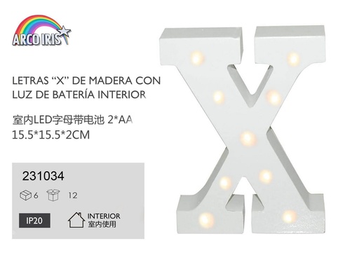 [231034] Letra con luz - X - Decoración y luces personalizadas