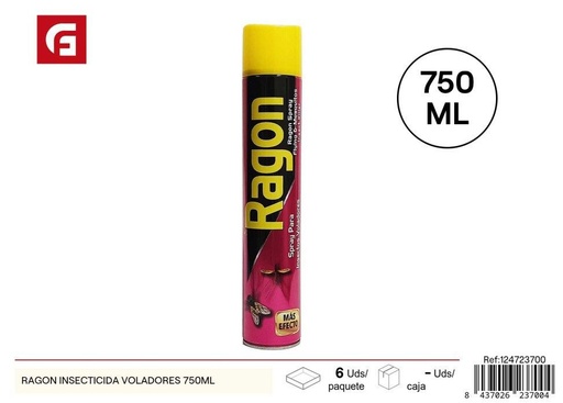 [124723700] Insecticida para voladores Ragon 750ML con alcohol - Productos de limpieza