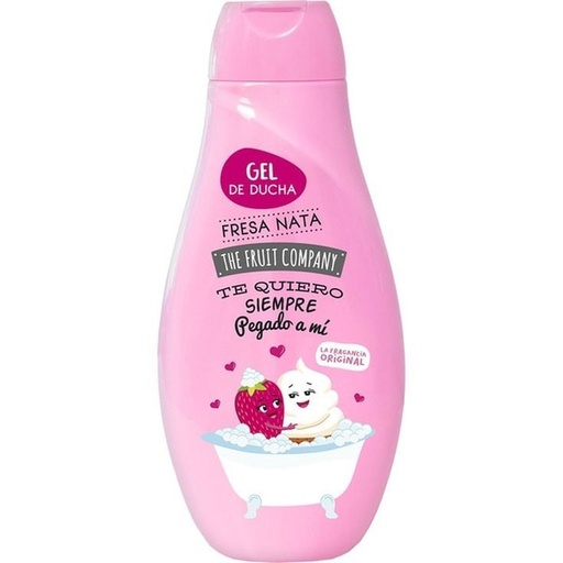 [8436559717274] Gel The Fruit Company 600ml fresa nata - Gel de baño