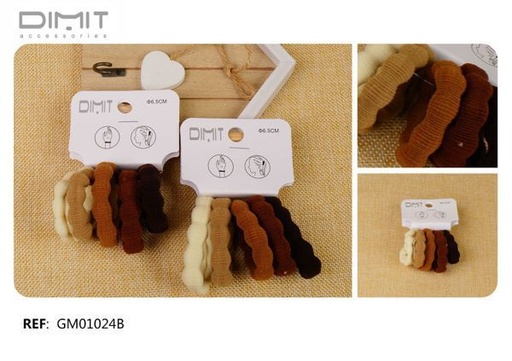 [8435693871088] Goma de pelo 12 unidades GM01024B DM - Accesorios para el cabello