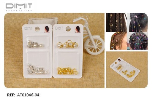 [8435693868668] Decora pelo 12 unidades AT01046-04 DM - Accesorios decorativos para el cabello
