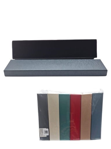 [130789-04] Cajitas 4.5x20cm rojo/negro 12 unidades NS - Accesorios de regalo