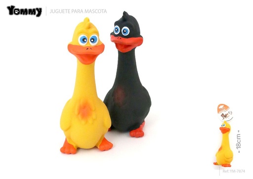 [YM7874] Juguete de látex pato 18 cm - Juguetes para mascotas