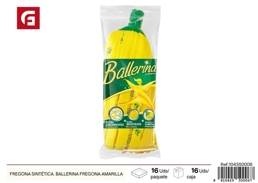 [104350006] Fregona sintética Ballerina amarilla - Productos de limpieza y fregado