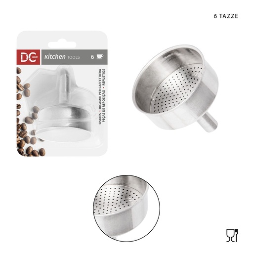 [0229586] Embudos para cafeteras de 6 tazas - Accesorios de cocina