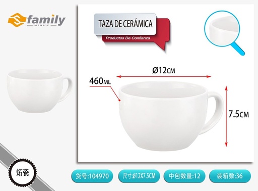 [317104970] Taza de cerámica 16oz 460ml - Cerámica para bebidas