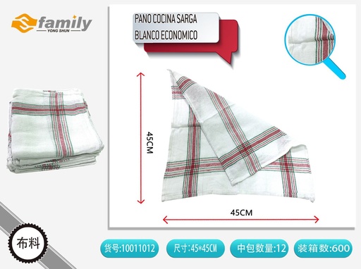 [10011012] Pano cocina sarga blanco económico - Productos de limpieza