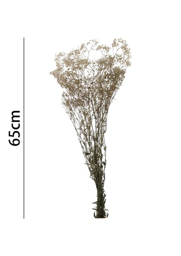 [7176-BLANCO] Ramo de gypsophila preservada de 65 cm - Flores artificiales y decoración
