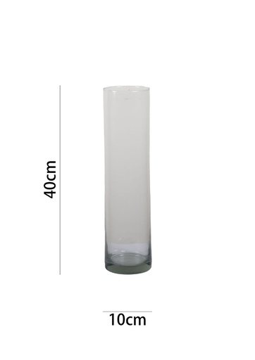 [9020-8435525700616] Cilindro de cristal 10/40 - Jarrones y floreros de vidrio