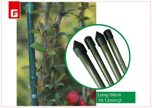 [190363317] Tutor de bambú 60 cm diámetro 10-12 mm - Apoyo para plantas y jardín