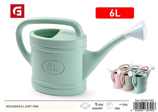 [120162790] Regadera colorida 6L VRM - Accesorios para jardinería