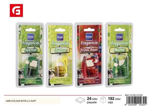 [113511232] Ambientador colgante en botella surtida - Productos aromatizantes para el hogar
