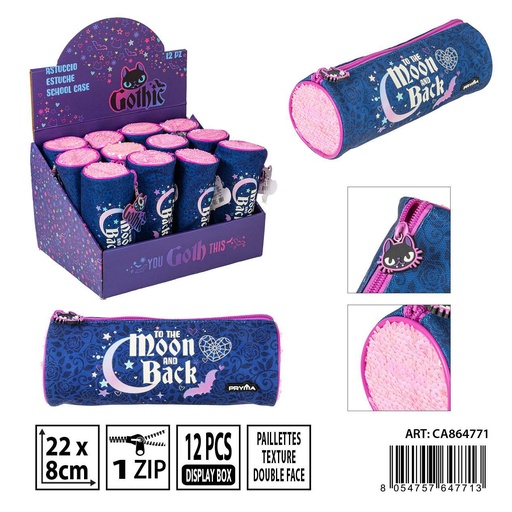 [0238750] Estuche escolar 22x8 cm - Accesorios de mochilas y organización