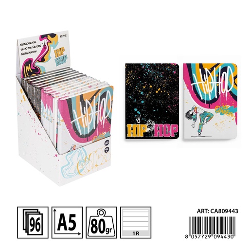 [0239285] Libreta de tapa dura A5 96 hojas 80g - Papelería y cuadernos