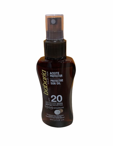 [8410412000345] Aceite solar coco F20 100ml - Productos de protección solar