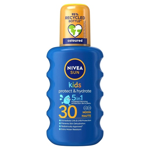 [4005900363725]  Spray Solar Nivea Sun SPF-30 200ml - Protección solar y cuidado de la piel