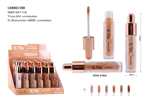 [M113-01]  Maquillaje Corrector 24u - Productos de maquillaje y corrección
