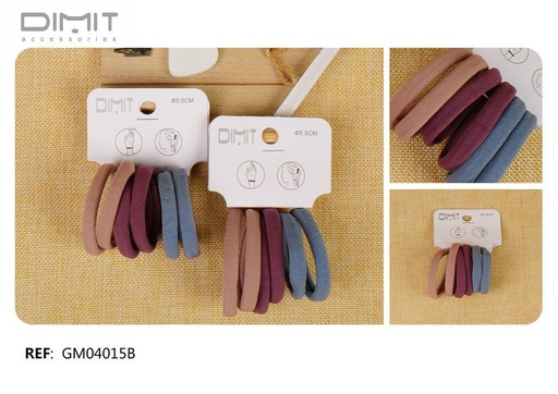[8435693872733]  Gomas 5.5cm 24/u GM04015B - Accesorios para el cabello