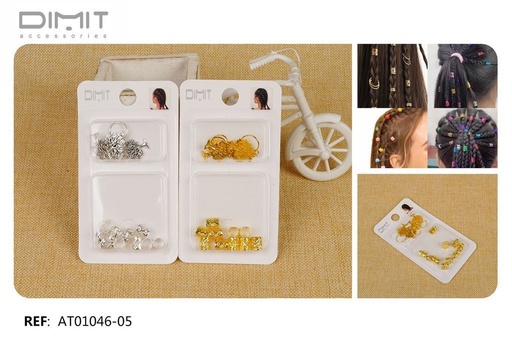 [8435693868675]  Decora Pelo 12/u AT01046-05 - Accesorios decorativos para el cabello