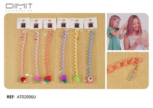 [8435693874843]  Decora Pelos 12/u AT02006U - Accesorios decorativos para el cabello