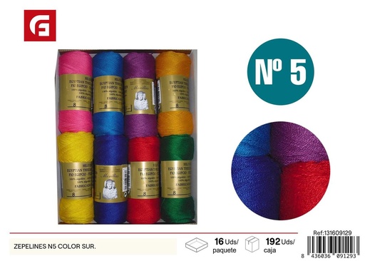 [131609129] Hilo Zeppelin N5 color surtido - Accesorios de costura y mercería