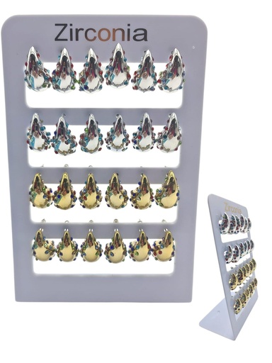 [8433637164234] Pendientes de Acero 12 piezas ED-079 - Joyería