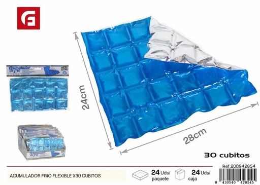 [200942854] Acumulador frío flexible 30 unidades cubitos - Utensilios de cocina y refrigeración