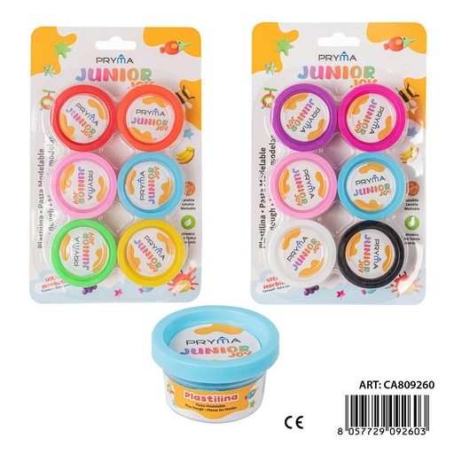 [0238337] Plastilina 28 g 6 piezas - Juguetes creativos