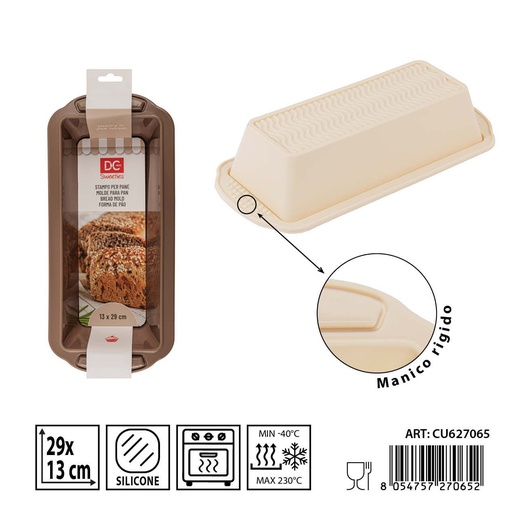 [0233939] Molde de silicona para pan 29x13 cm - Utensilios de repostería