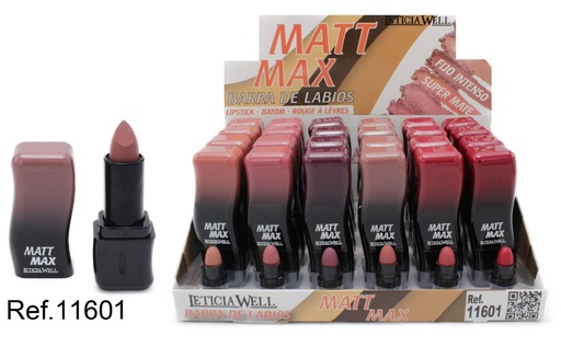 [8435433229681] Lápiz labial mate Max 24 unidades - Cosméticos y productos de maquillaje