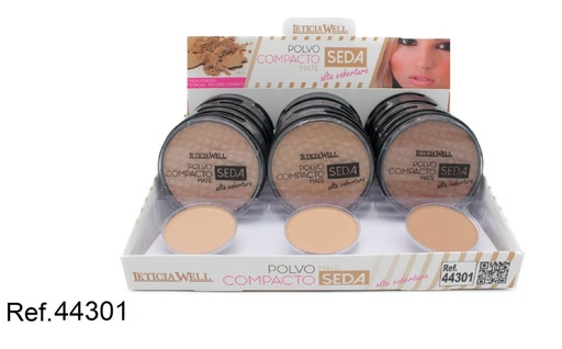 [8435433219125] Polvo compacto mate seda 18 unidades - Cosméticos y productos de maquillaje