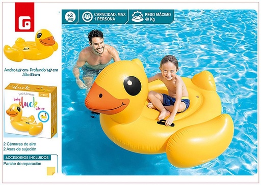 [161640300] Ride on patito 147x147x81cm - Productos de verano e inflables infantiles