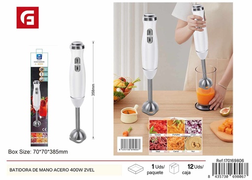 [170169806] Batidora de mano de acero 400W - Herramientas de cocina y batidoras