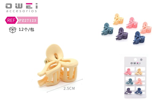 [8428947271239] Pack pinza 2.5cm 12 unidades PZ27123 - Accesorios para el cabello
