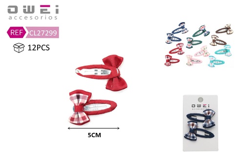 [8428947272991] 2 ranas lazos 12 unidades CL27299 - Accesorios para el cabello