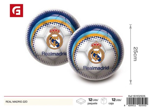 [161102505] Balón de fútbol Real Madrid - Pelota decorativa y para juego