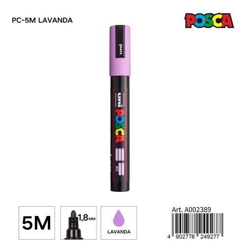 [A002389] Marcador POSCA 1.8mm lavanda - Papelería y artículos de escritura