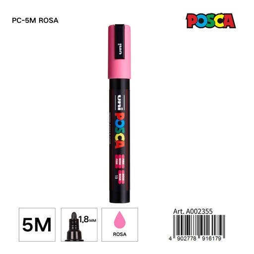 [A002355] Marcador POSCA rosa 1.8MM - Artículos de papelería y manualidades