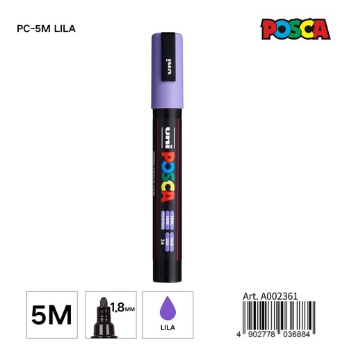 [A002361] Marcador POSCA 1.8MM PC-5M Lila - Material de papelería y marcadores