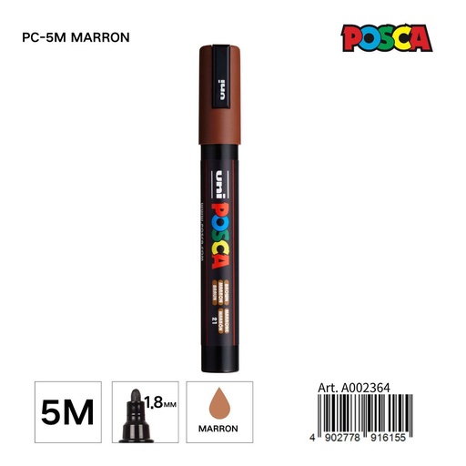 [A002364] Marcador POSCA 1.8MM PC-5M Marrón - Material de papelería y marcadores