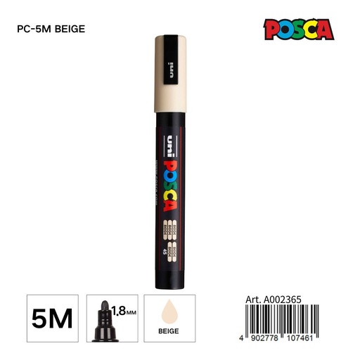 [A002365] Marcador POSCA 1.8MM PC-5M Beige - Material de papelería y marcadores