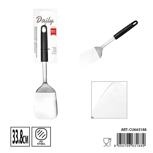 [0240538] Cucharón de acero inoxidable 33.8x8.3cm - Utensilios de cocina
