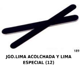 [8422608017198] Juego de limas acolchadas y limas especiales 12 unidades - Accesorios de uñas