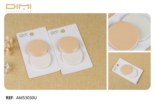 [8435560223538] Pack de 2 esponjas de maquillaje 12 unidades AM53030U - Accesorios de belleza